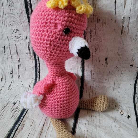 New Crochet Flamingo Doll - Picture 14 of 16